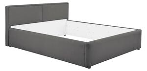 Cadru pat NEDIN 160x200, stofa clasica gri inchis - Maya 21