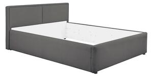 Cadru pat NEDIN 140x200, stofa clasica gri inchis - Maya 21