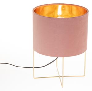 Moderne tafellamp roze E27 - Rosalina