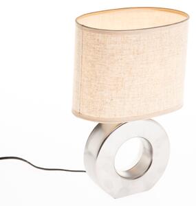 Lampă de masă modernă bej cu oțel - Tohu