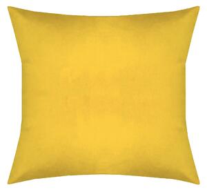 Perna Velaria, catifea Banana Yellow, 40x40 cm - Burduf cadou