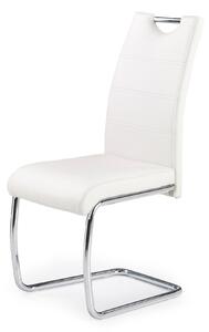 Scaun din metal K211, alb, 42x60x97 cm