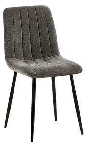 Scaun JET, gri inchis/negru, stofa clasica/metal, 44x54x88 cm