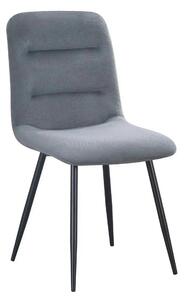 Scaun BOS, gri inchis/negru, stofa/metal, 61x51x84 cm