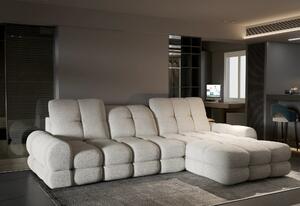 Coltar extensibil confortabil TOLLO MINI, sezlong dreapta, stofa catif