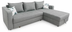 Coltar extensibil ROYAL MATLASAT, sezlong dreapta, stofa clasica gri d