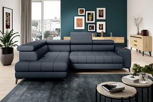 Coltar BAGGIO, sezlong stanga, stofa catifelata bej - Whisper 3, Gama