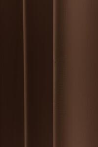 Draperie maro inchis cu rejansa OXFORD 140x250 cm
