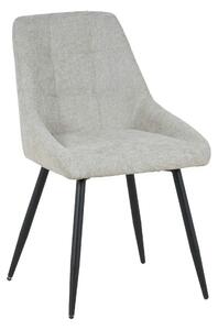 Scaun KENT, grej/negru, stofa clasica/metal, 50x60x84 cm
