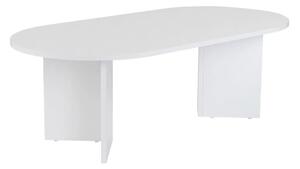Masuta cafea SABLE, alb, PAL, 119x60x40 cm