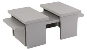 Masuta cafea SANCTUARY, gri, PAL, 110x45x30 cm