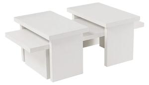 Masuta cafea SANCTUARY, alb, PAL, 110x45x30 cm