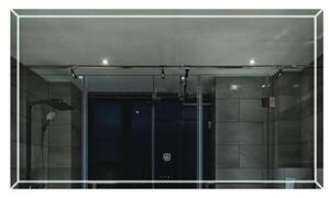 Oglinda dreptunghiulara cu iluminare LED 3 culori si dezaburire, 90 cm, Fluminia Palladio 900x650 mm