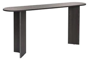 Consola SIRA, negru, PAL, 150x35x75 cm