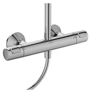 Coloană de duș cu baterie termostatată Ideal Standard, Ceratherm T25, crom