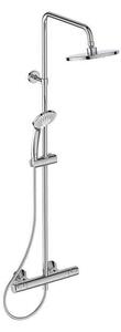 Coloană de duș cu baterie termostatată Ideal Standard, Ceratherm T25, crom