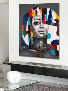 Tablou Kira, canvas, multicolor, 90x120x3.2 cm