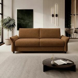Canapea extensibila CANTO 160, stofa maro - Rosario 472, 218x106x82 cm