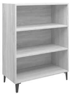 Servantă, gri sonoma, 69,5x32,5x90 cm, lemn prelucrat