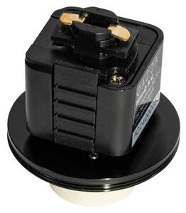 Spotlight modern negru pentru sistem de șină monofazat GU10 50mm - Iconic Ruby Honey