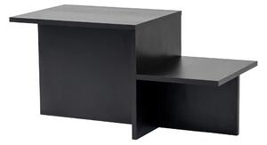 Masuta cafea HARMONY, negru, PAL, 80x40x40 cm