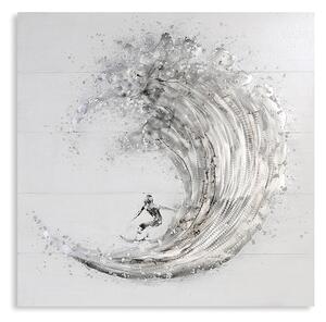 Tablou SURFER, panza aluminiu, 100x100 cm