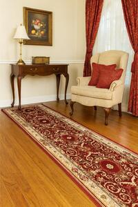 Traversa Hol, Model Clasic 15002 210, Festonata, Latime 80 cm, Rosu 80 x 500
