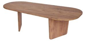 Masuta cafea OVALIS, pin, PAL, 130x65x40 cm