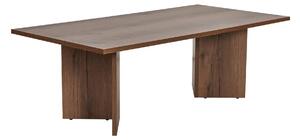 Masuta cafea SABIN, nuc inchis, PAL melaminat, 119x60x40 cm