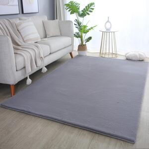 Covor Pouffy V1 Gri 80 x 150cm