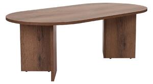 Masuta cafea SABLE, nuc inchis, PAL, 119x60x40 cm