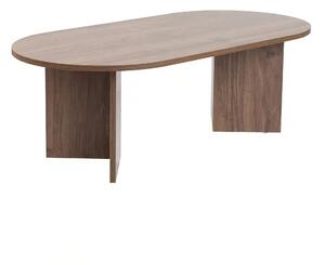 Masuta cafea SABLE, nuc, PAL, 119x60x40 cm