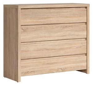 Comoda KASPIAN KOM4S, stejar sonoma, PAL, 105x41x92 cm