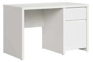 Birou KASPIAN, alb mat, PAL infoliat, 120x65x77 cm