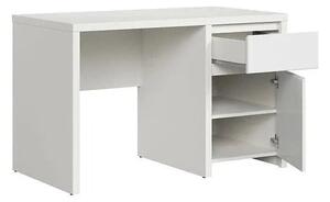 Birou KASPIAN, alb mat, PAL infoliat, 120x65x77 cm