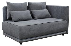 KONDELA Canapea extensibilă, culoare gri, LIAMI