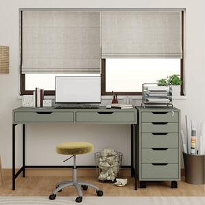 Masă PC cu container de birou Worky (verde). 1144767