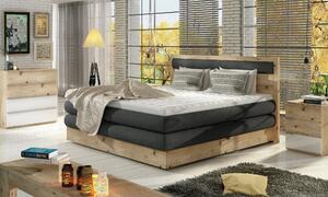 Pat boxspring DIORI 140x200, personalizabil materiale gama Premium, cu