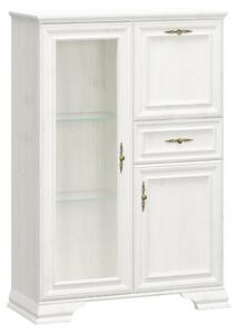KONDELA Comodă cu bar, pin andersen, IRINA 1D1W1S1B