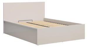 Pat TETRIX 140x200, casmir, PAL, cu somiera si spatiu depozitare