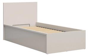 Pat TETRIX 90x200, casmir, PAL, cu somiera si spatiu depozitare