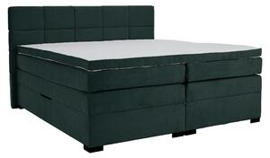 KONDELA Pat boxspring, 200x200, verde, APRIL