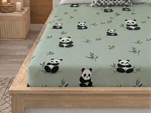 Cearsaf din microfibra PANDA RELAX mentol 90x200 cm