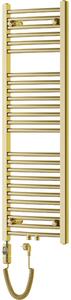 Mexen Ares, element electric de incalzire 1200x400 mm + tija de incalzire 300 W, auriu lucios, W102-1200-400-2300-50