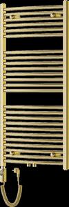 Mexen Ares, element electric de incalzire 1200x600 mm + tija de incalzire 600 W, auriu lucios, W102-1200-600-2600-50