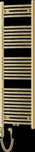 Mexen Ares, element electric de incalzire 1500x500 mm + tija de incalzire 600 W, auriu lucios, W102-1500-500-2600-50