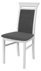 Scaun IDENTO, gri/alb, stofa/lemn, 44x57x95 cm