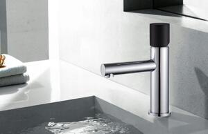Mexen ELBA ONE - baterie lavoar cu control design, crom-negru, 74101-07