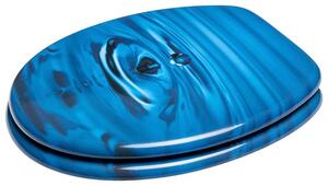 Capac WC Tropfen albastru 37,7/47 cm