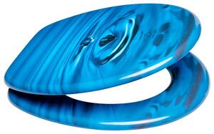 Capac WC Tropfen albastru 37,7/47 cm
